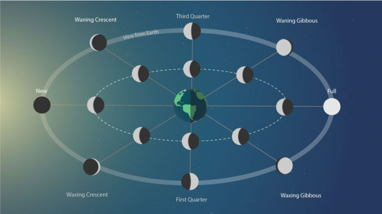 Moon Phases diagram