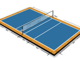 Volleyball Court diagram