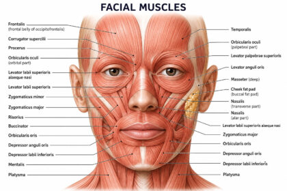 facial muscles labeled diagram